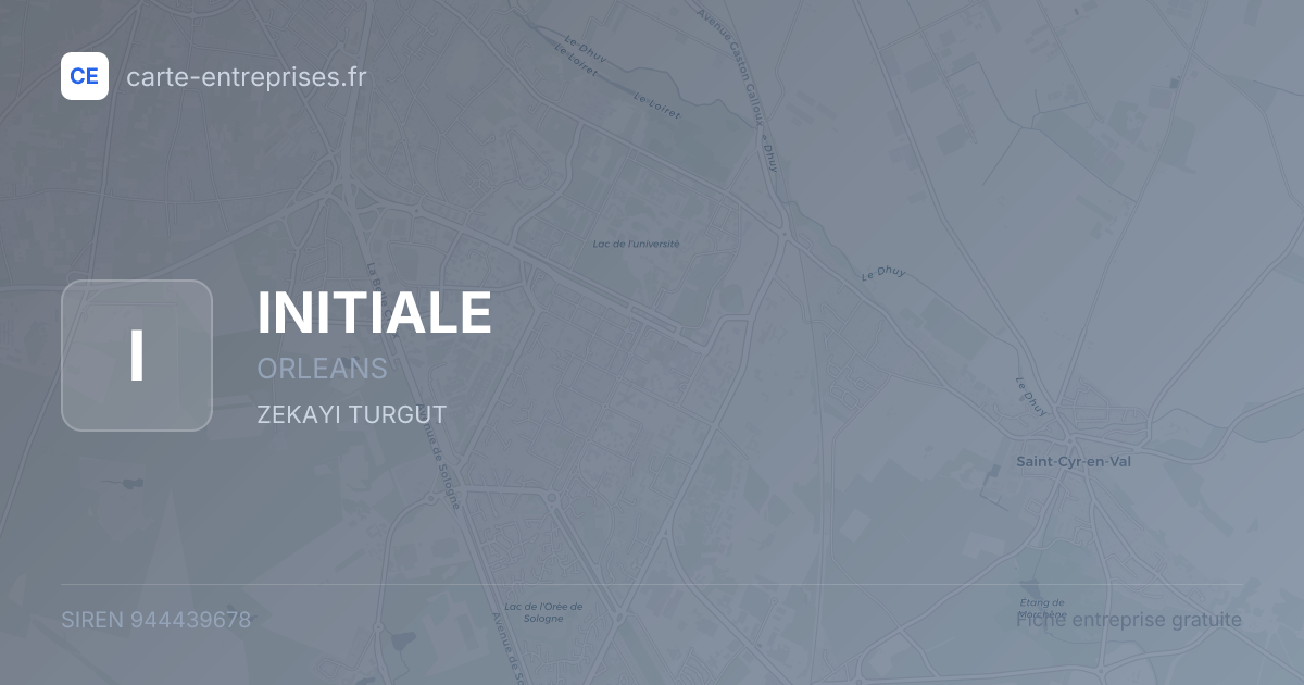 INITIALE — 944439678 — fiche entreprise