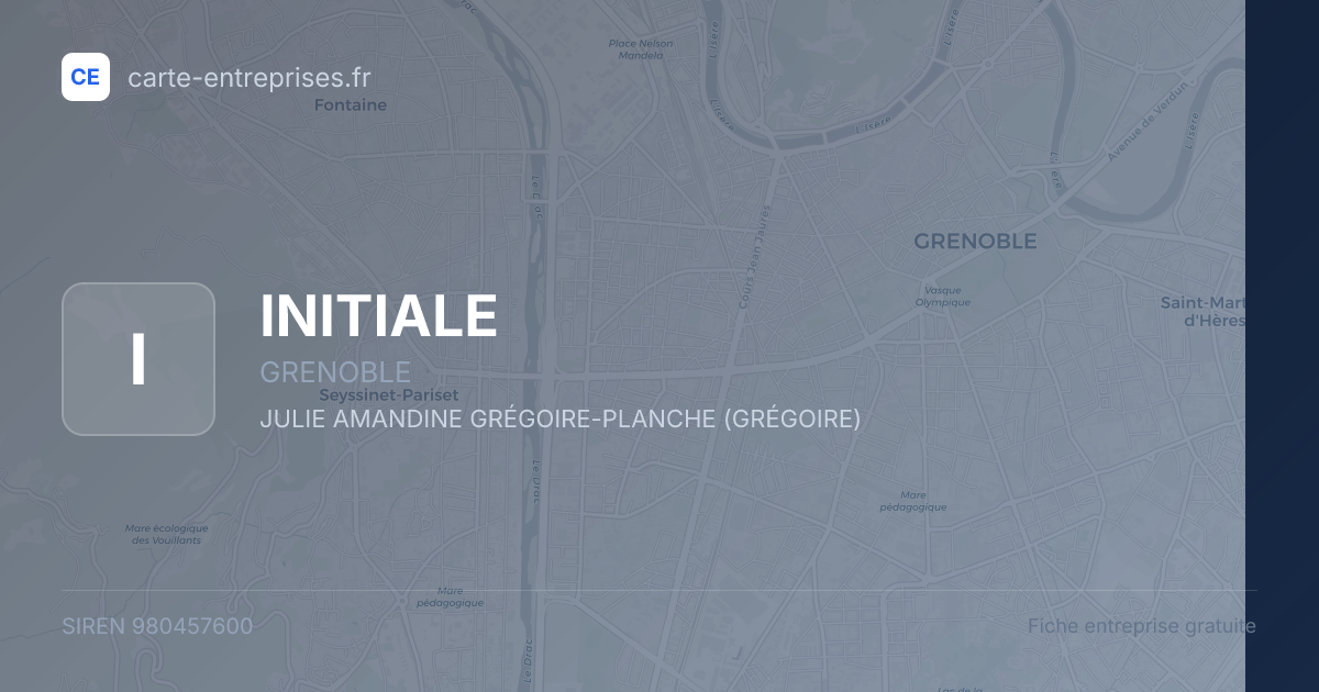 INITIALE — 980457600 — fiche entreprise