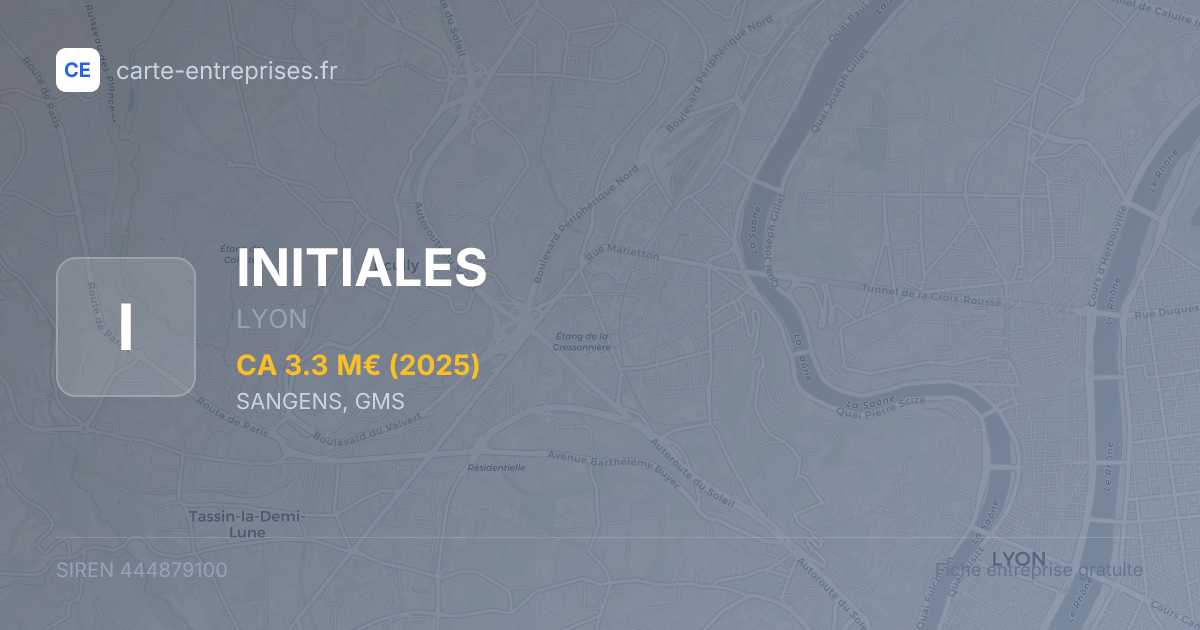 INITIALES — 444879100 — fiche entreprise