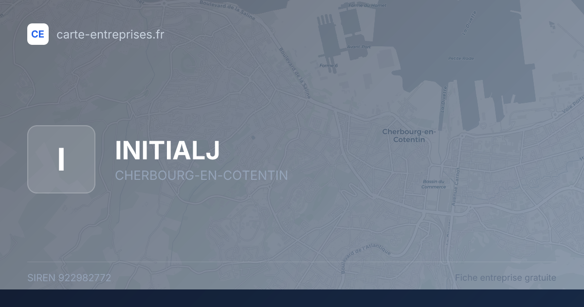INITIALJ — 922982772 — fiche entreprise