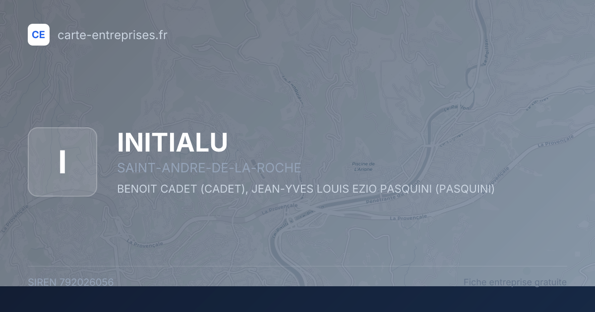 INITIALU — 792026056 — fiche entreprise