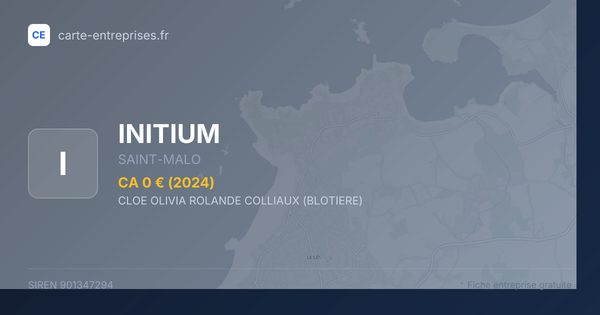 INITIUM — 901347294 — fiche entreprise