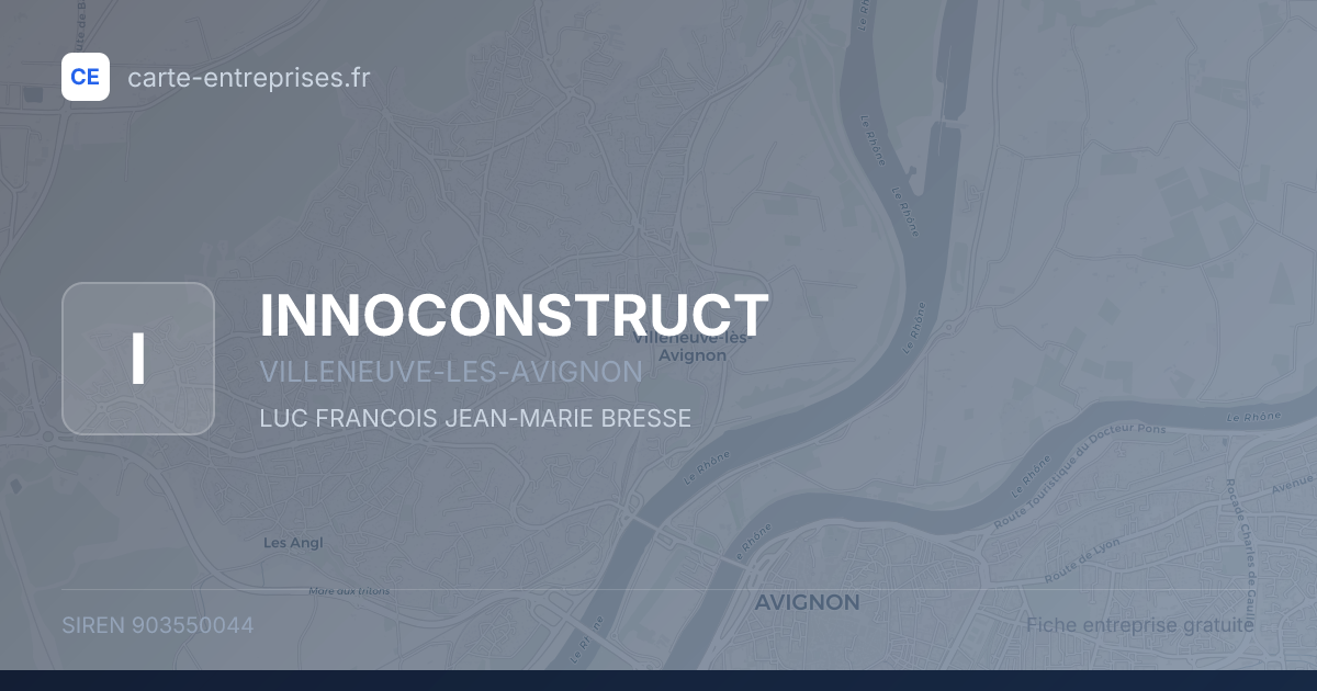 INNOCONSTRUCT — 903550044 — fiche entreprise