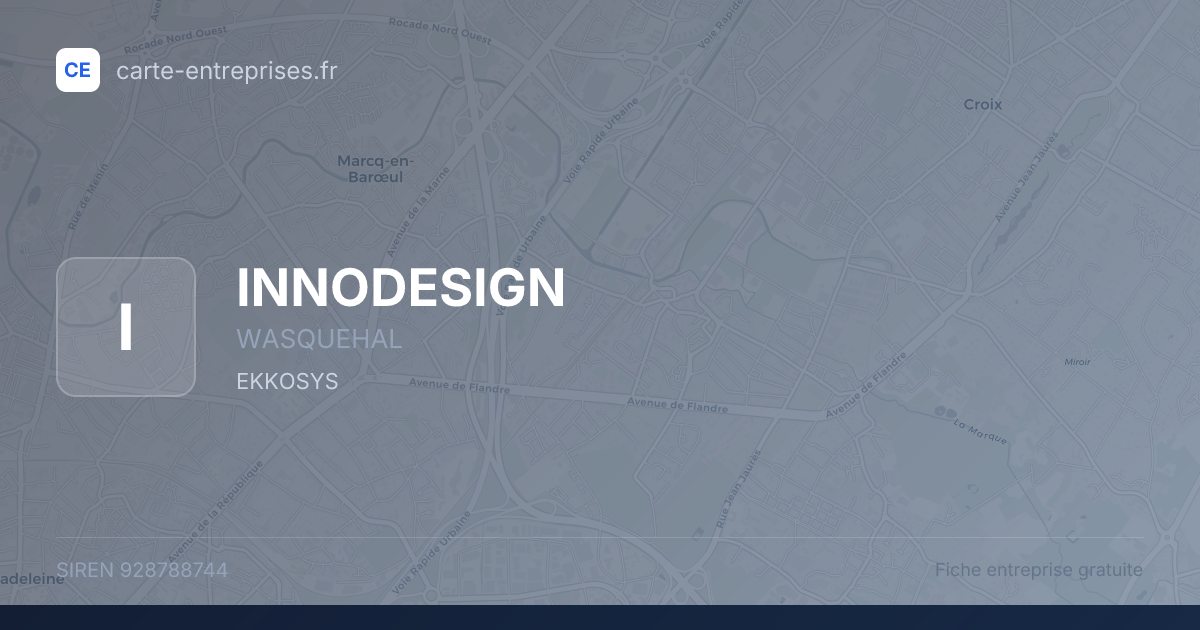 INNODESIGN — 928788744 — fiche entreprise