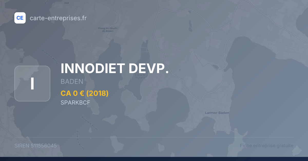 INNODIET DEVP. — 511556045 — fiche entreprise