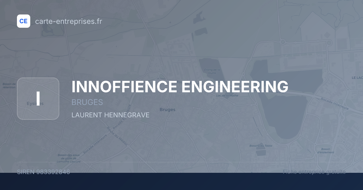 INNOFFIENCE ENGINEERING — 983392846 — fiche entreprise