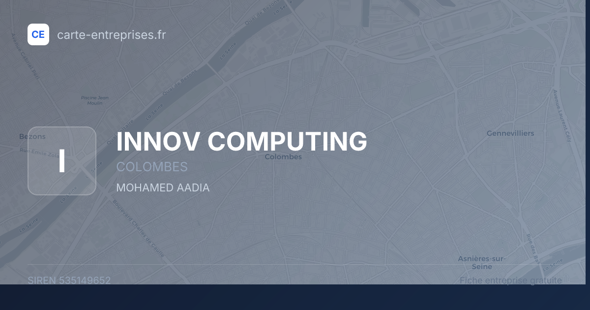 INNOV COMPUTING — 535149652 — fiche entreprise