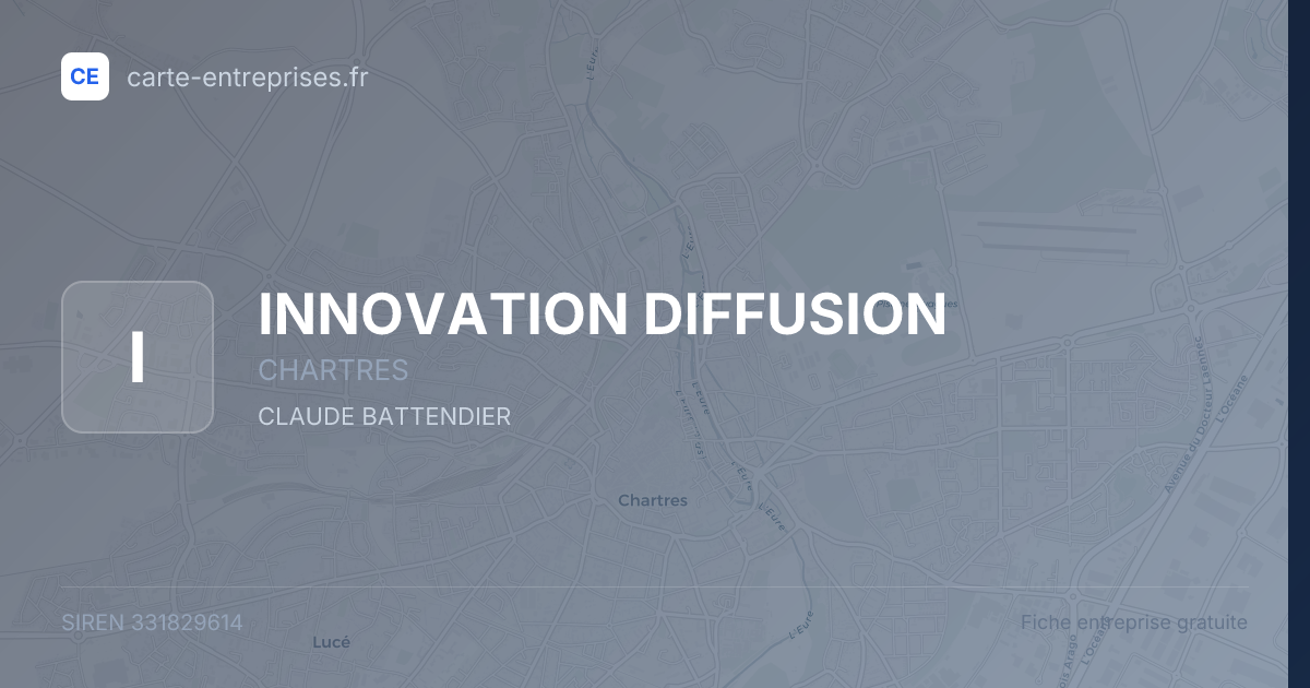 INNOVATION DIFFUSION — 331829614 — fiche entreprise