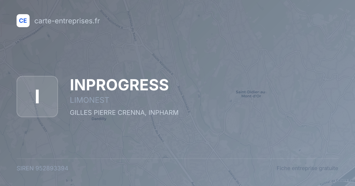 INPROGRESS — 952893394 — fiche entreprise