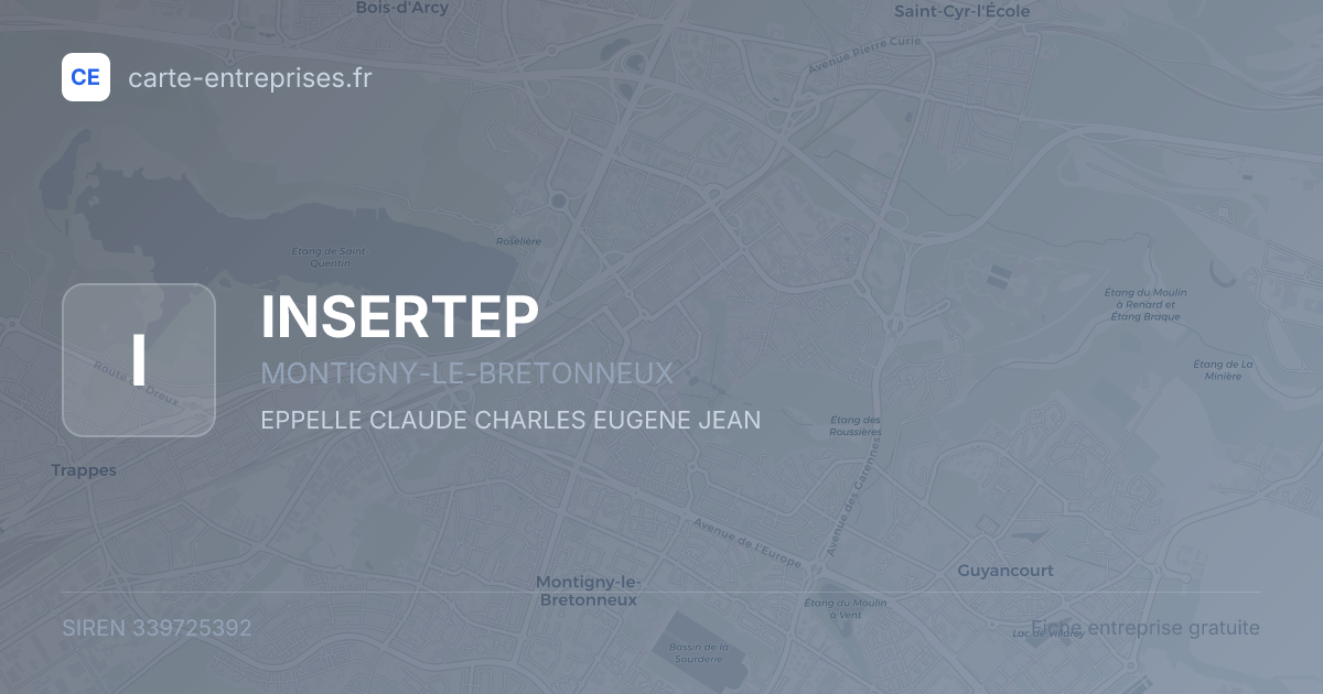INSERTEP — 339725392 — fiche entreprise