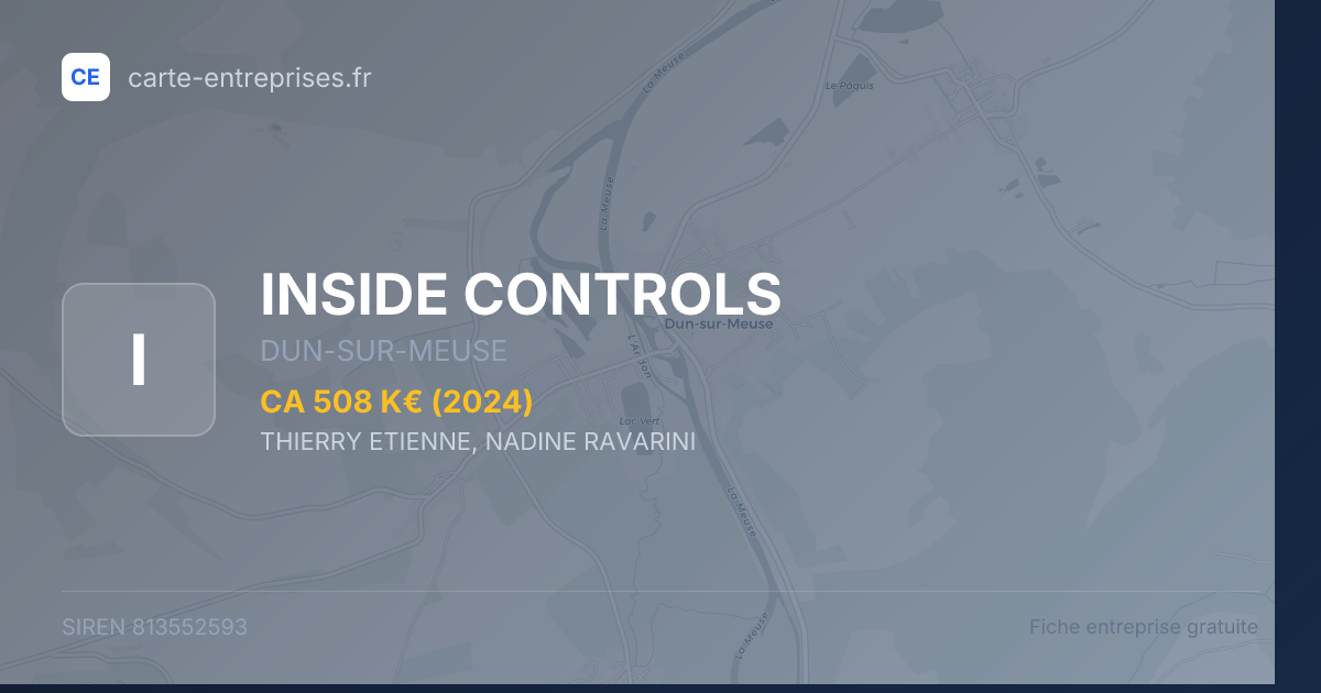 INSIDE CONTROLS — 813552593 — fiche entreprise