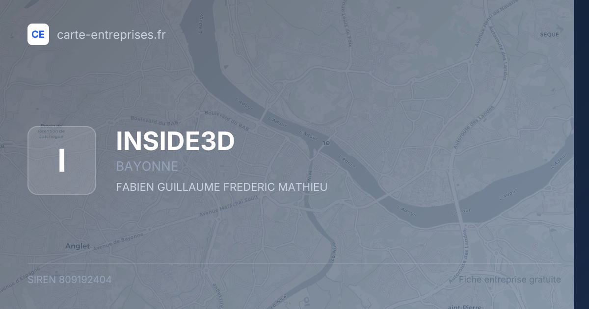 INSIDE3D — 809192404 — fiche entreprise