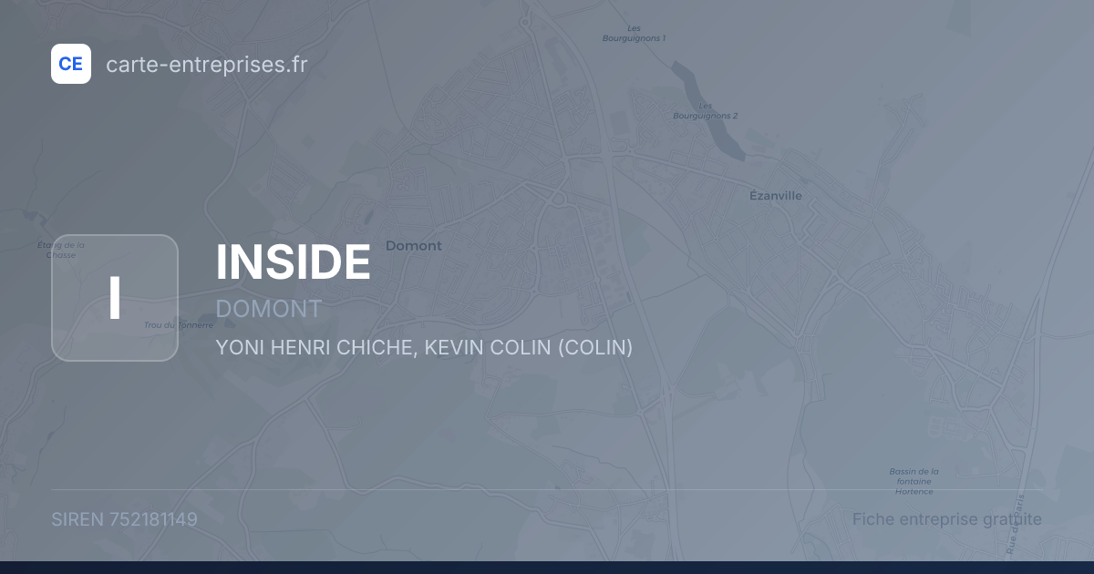 INSIDE — 752181149 — fiche entreprise