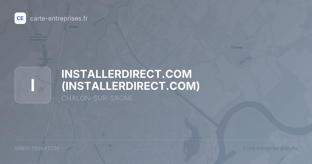 INSTALLERDIRECT.COM — 792643736 — fiche entreprise