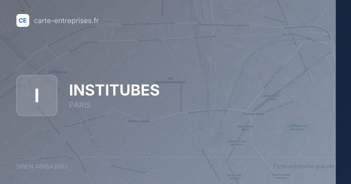 INSTITUBES — 488542663 — fiche entreprise