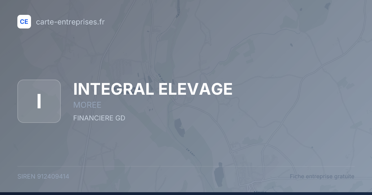 INTEGRAL ELEVAGE — 912409414 — fiche entreprise