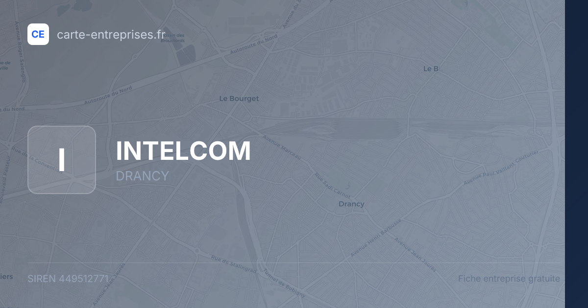 INTELCOM — 449512771 — fiche entreprise