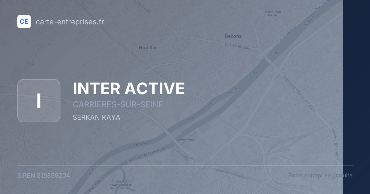 INTER ACTIVE — 819899204 — fiche entreprise