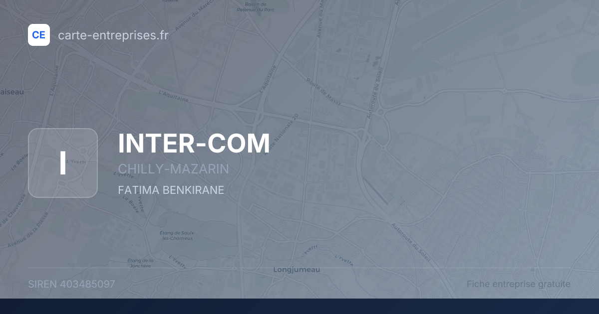 INTER-COM — 403485097 — fiche entreprise