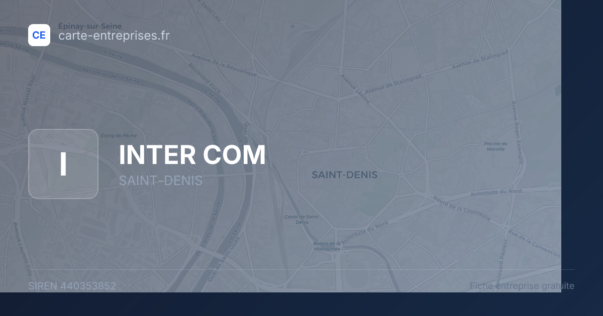 INTER COM — 440353852 — fiche entreprise