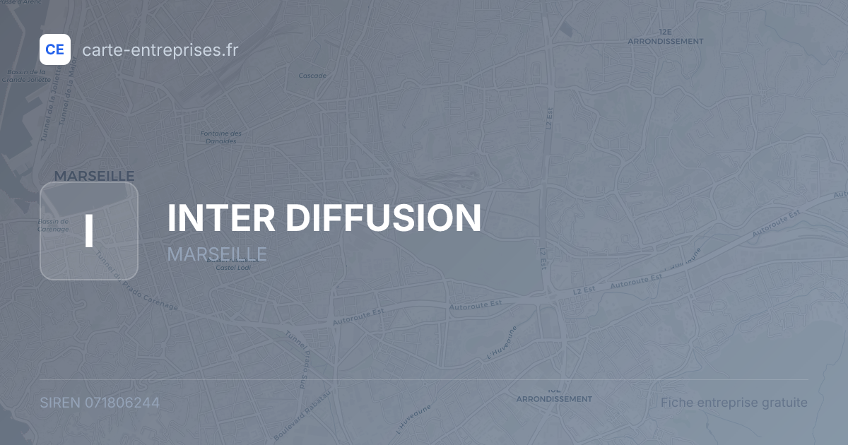 INTER DIFFUSION — 071806244 — fiche entreprise