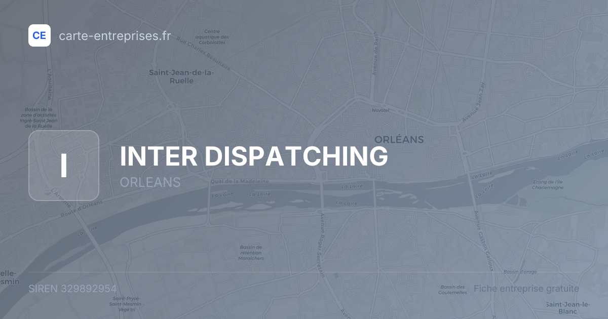INTER DISPATCHING — 329892954 — fiche entreprise