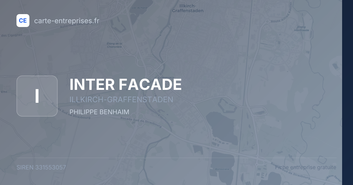 INTER FACADE — 331553057 — fiche entreprise