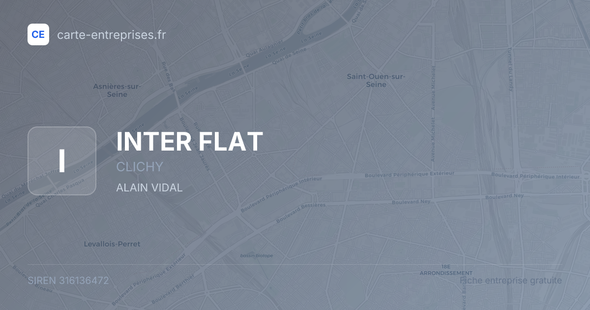 INTER FLAT — 316136472 — fiche entreprise