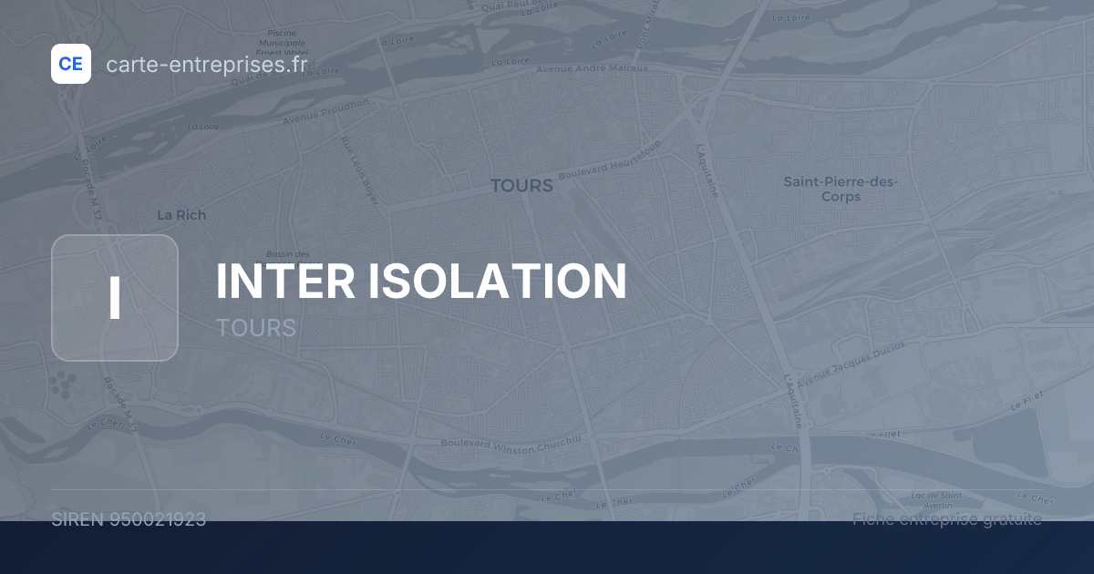 INTER ISOLATION — 950021923 — fiche entreprise