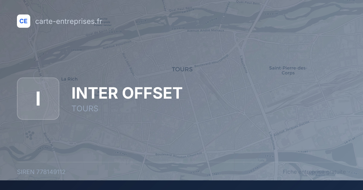 INTER OFFSET — 778149112 — fiche entreprise