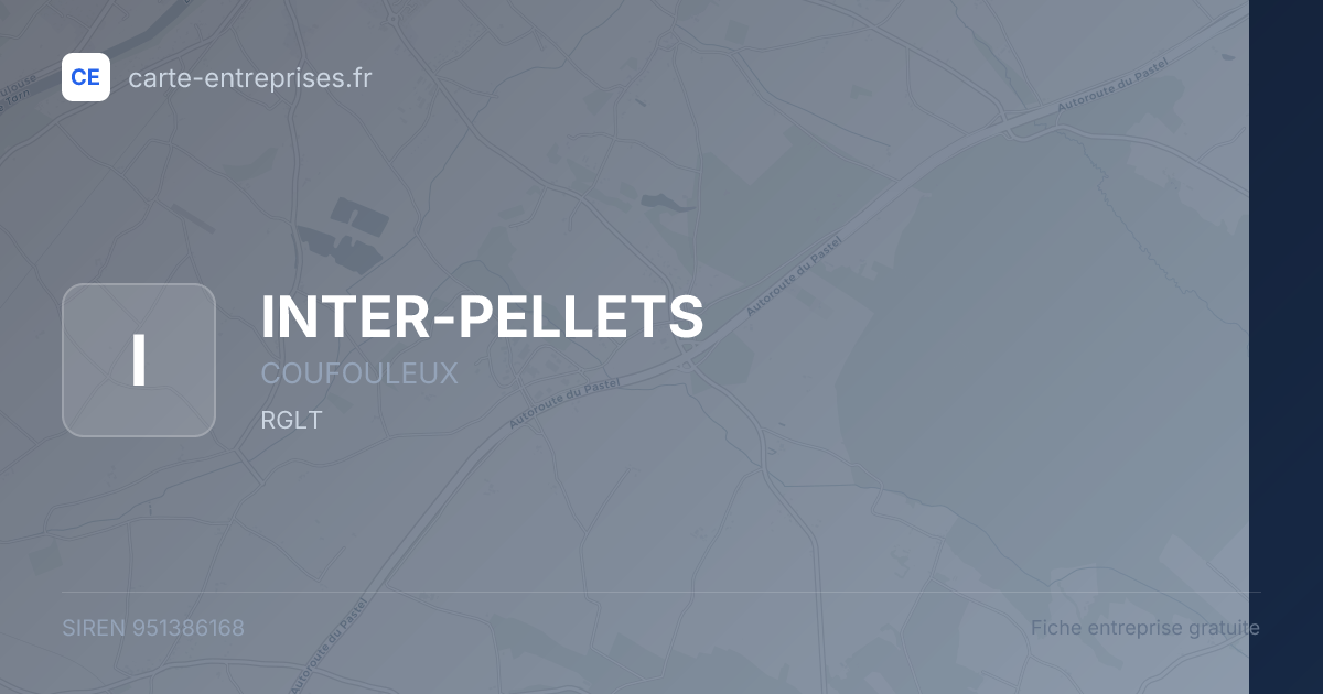 INTER-PELLETS — 951386168 — fiche entreprise