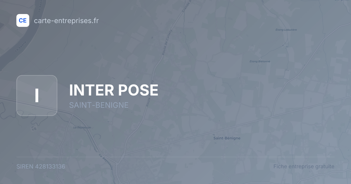 INTER POSE — 428133136 — fiche entreprise
