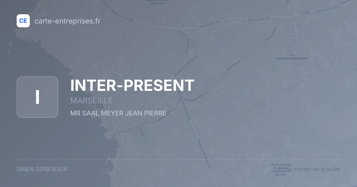 INTER-PRESENT — 331978304 — fiche entreprise