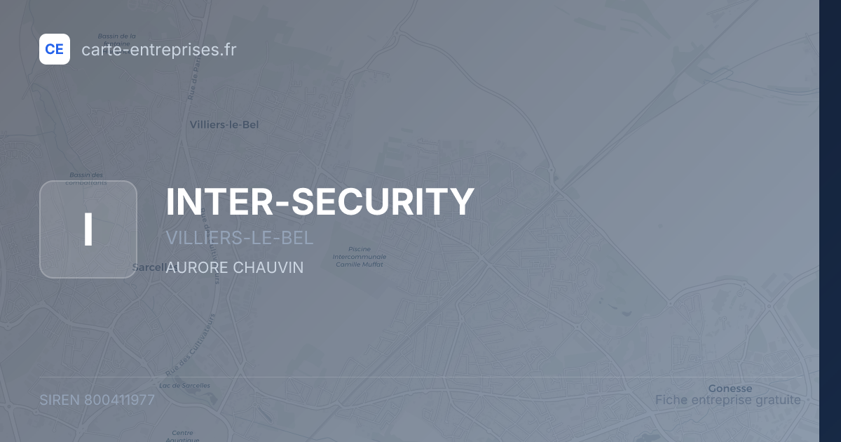 INTER-SECURITY — 800411977 — fiche entreprise