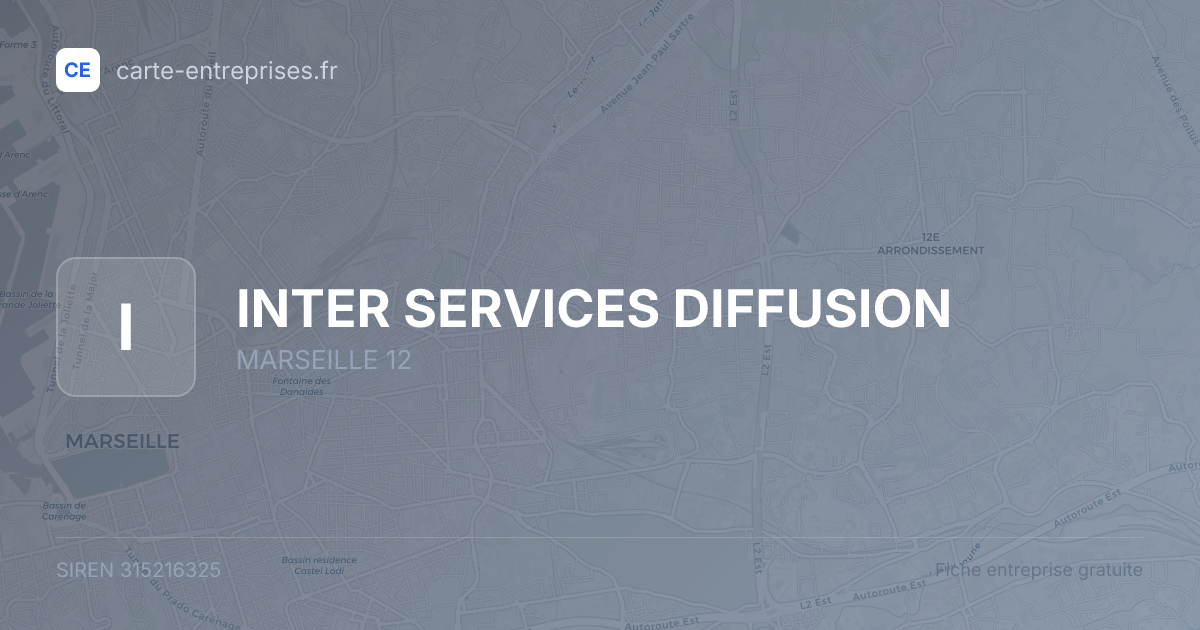 INTER SERVICES DIFFUSION — 315216325 — fiche entreprise