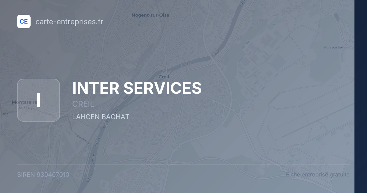 INTER SERVICES — 930407010 — fiche entreprise