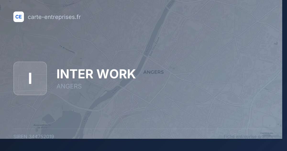 INTER WORK — 344752019 — fiche entreprise