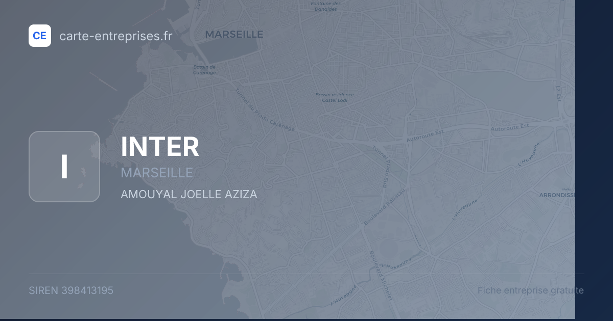 INTER — 398413195 — fiche entreprise