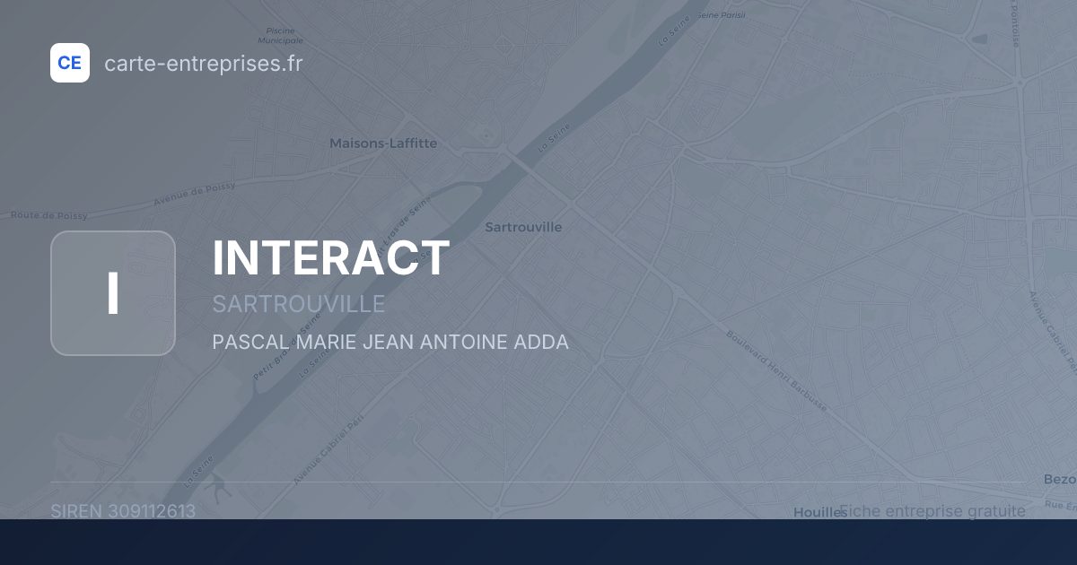 INTERACT — 309112613 — fiche entreprise