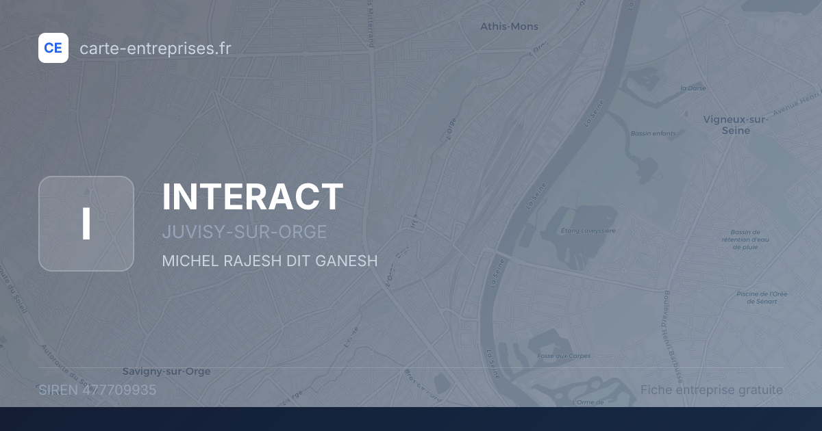 INTERACT — 477709935 — fiche entreprise
