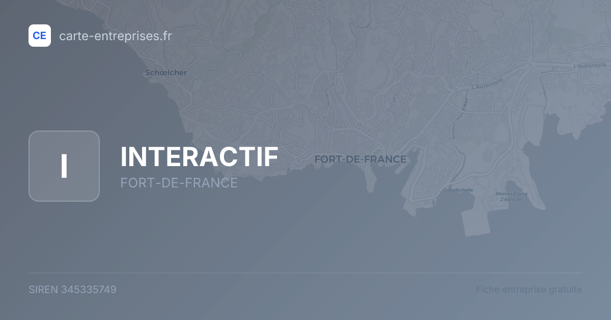 INTERACTIF — 345335749 — fiche entreprise