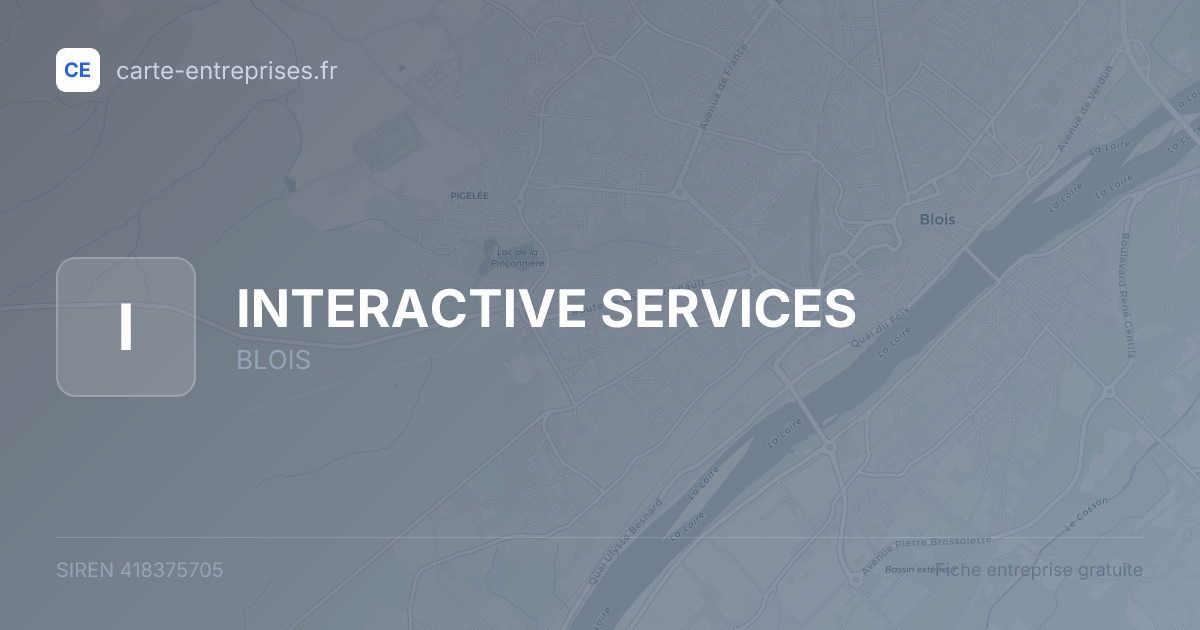 INTERACTIVE SERVICES — 418375705 — fiche entreprise