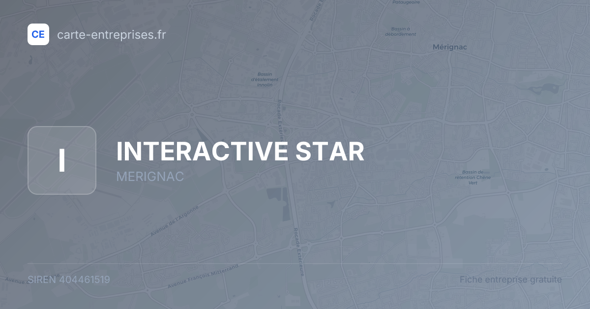 INTERACTIVE STAR — 404461519 — fiche entreprise