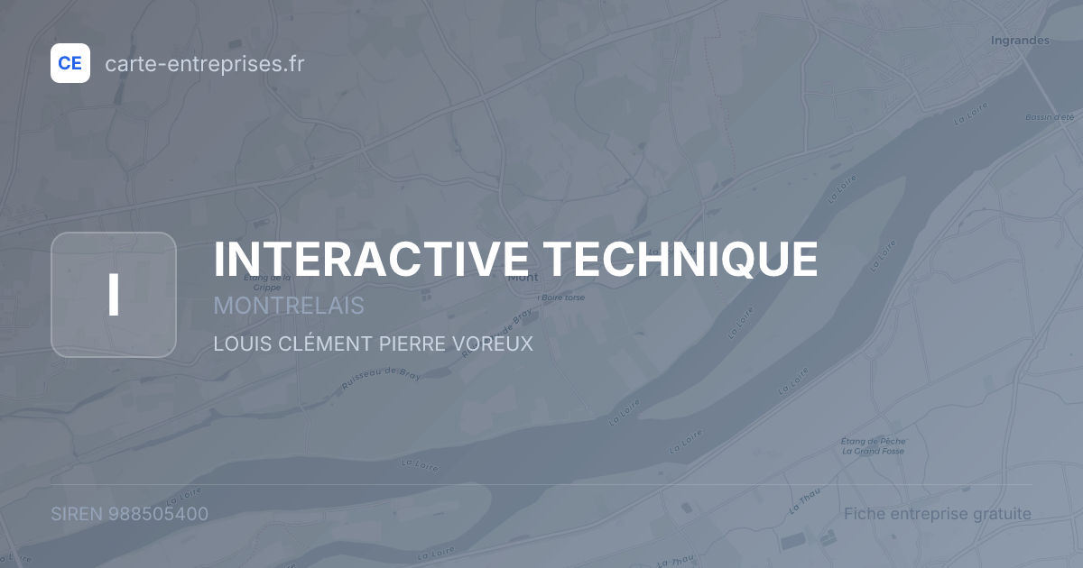 INTERACTIVE TECHNIQUE — 988505400 — fiche entreprise