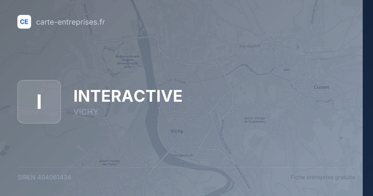 INTERACTIVE — 404061434 — fiche entreprise