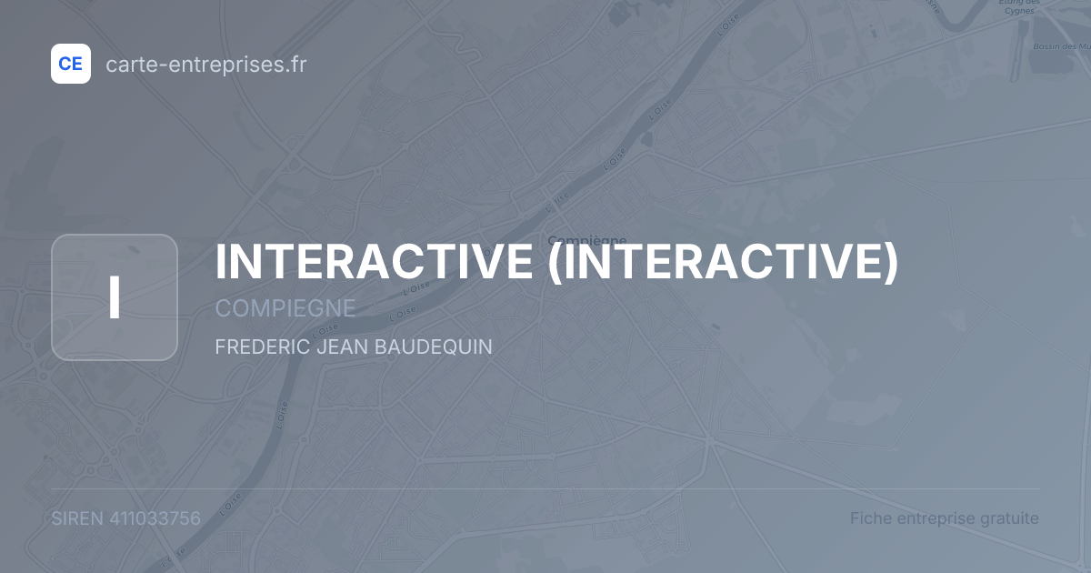 INTERACTIVE — 411033756 — fiche entreprise