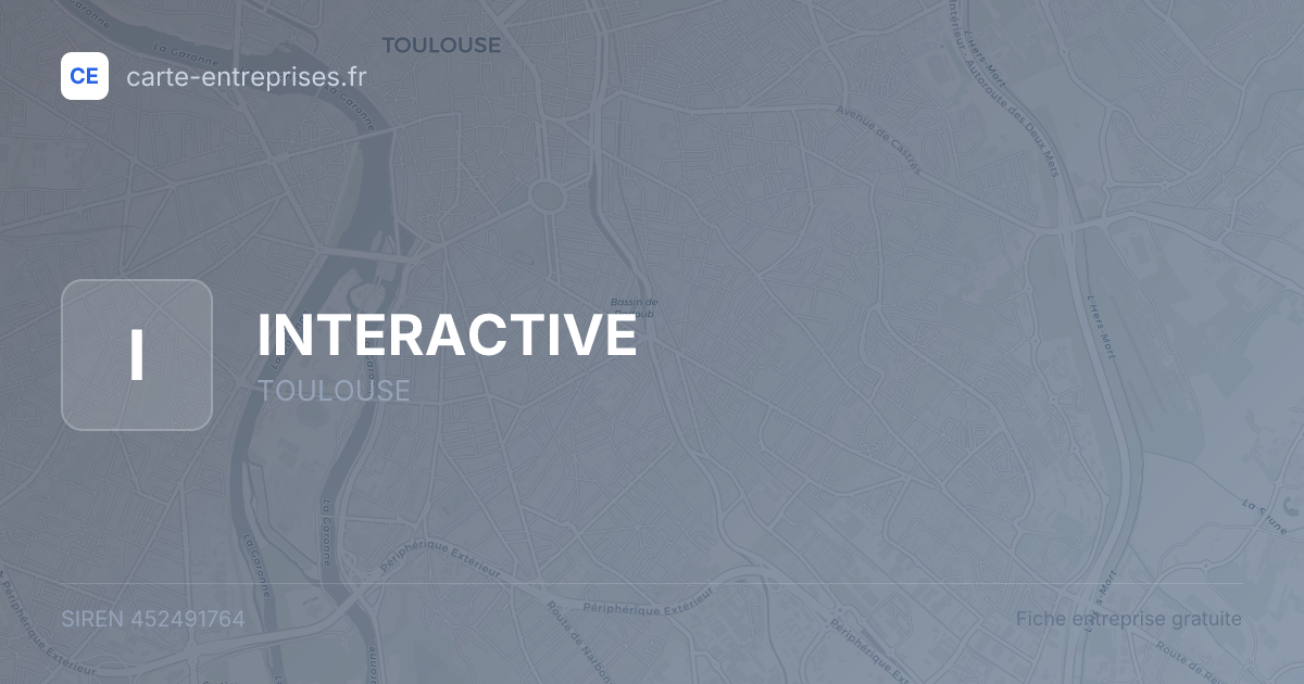 INTERACTIVE — 452491764 — fiche entreprise
