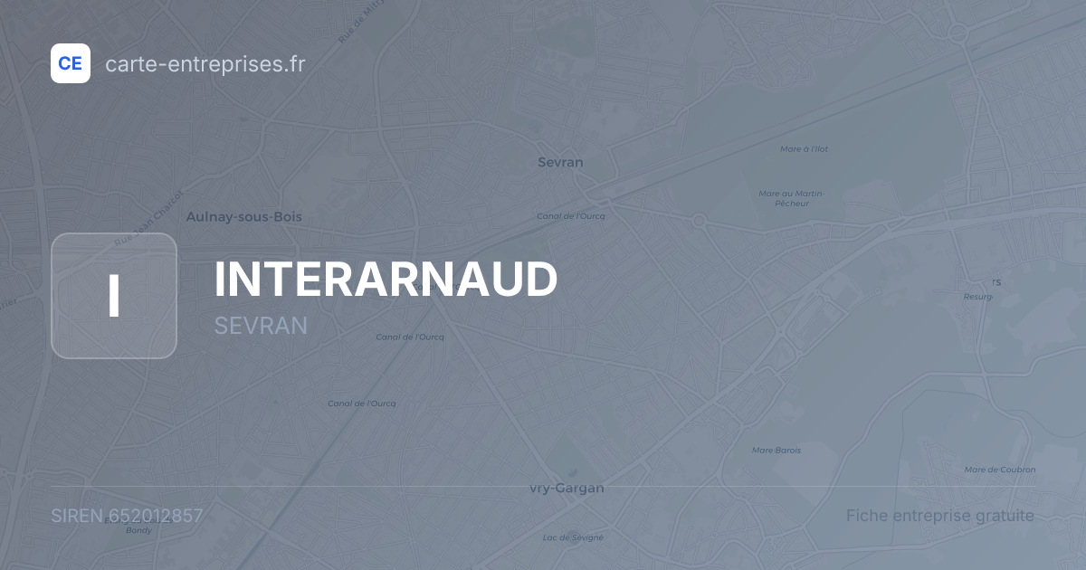 INTERARNAUD — 652012857 — fiche entreprise