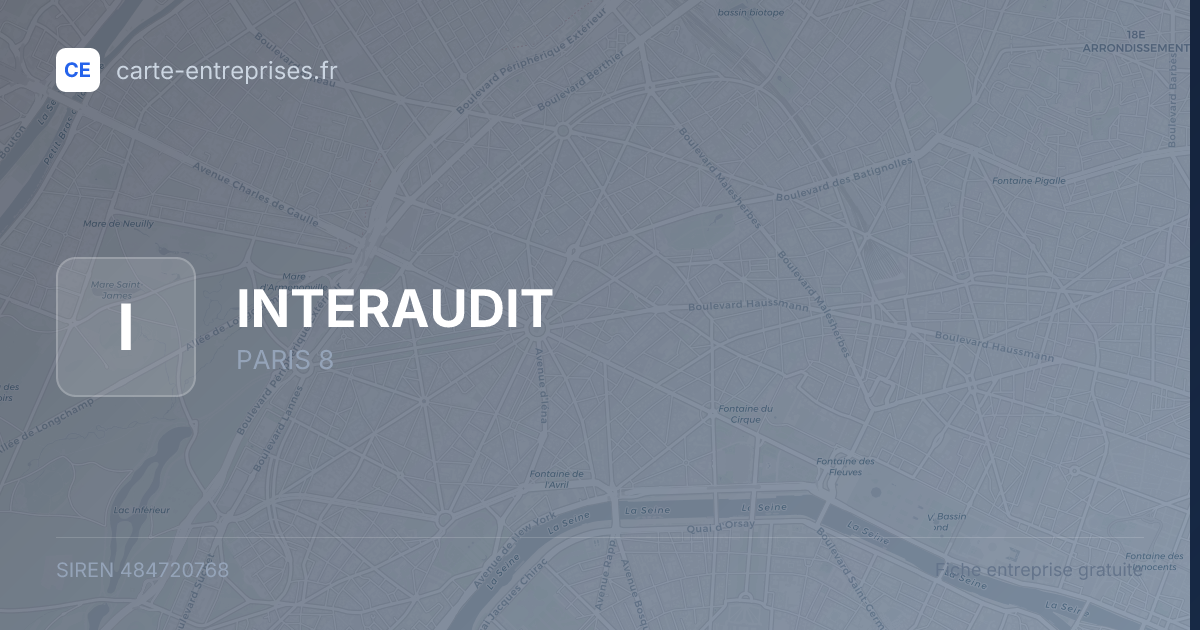 INTERAUDIT — 484720768 — fiche entreprise