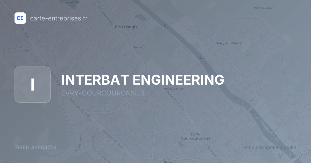 INTERBAT ENGINEERING — 499847341 — fiche entreprise